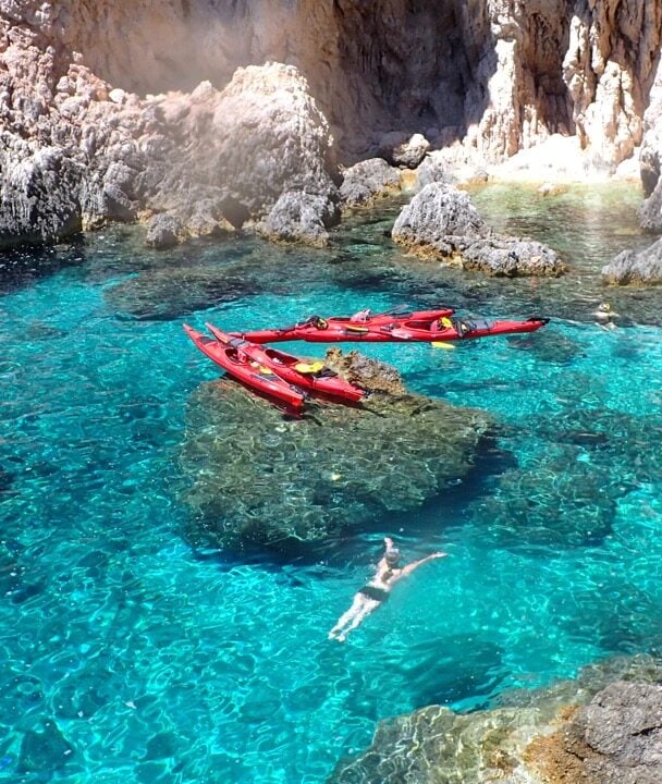 Guided Kayaking Holiday along Vis, Croatia