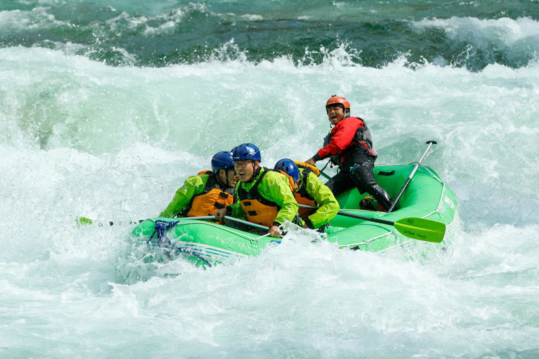 Exciting rafting on the Faundal River
