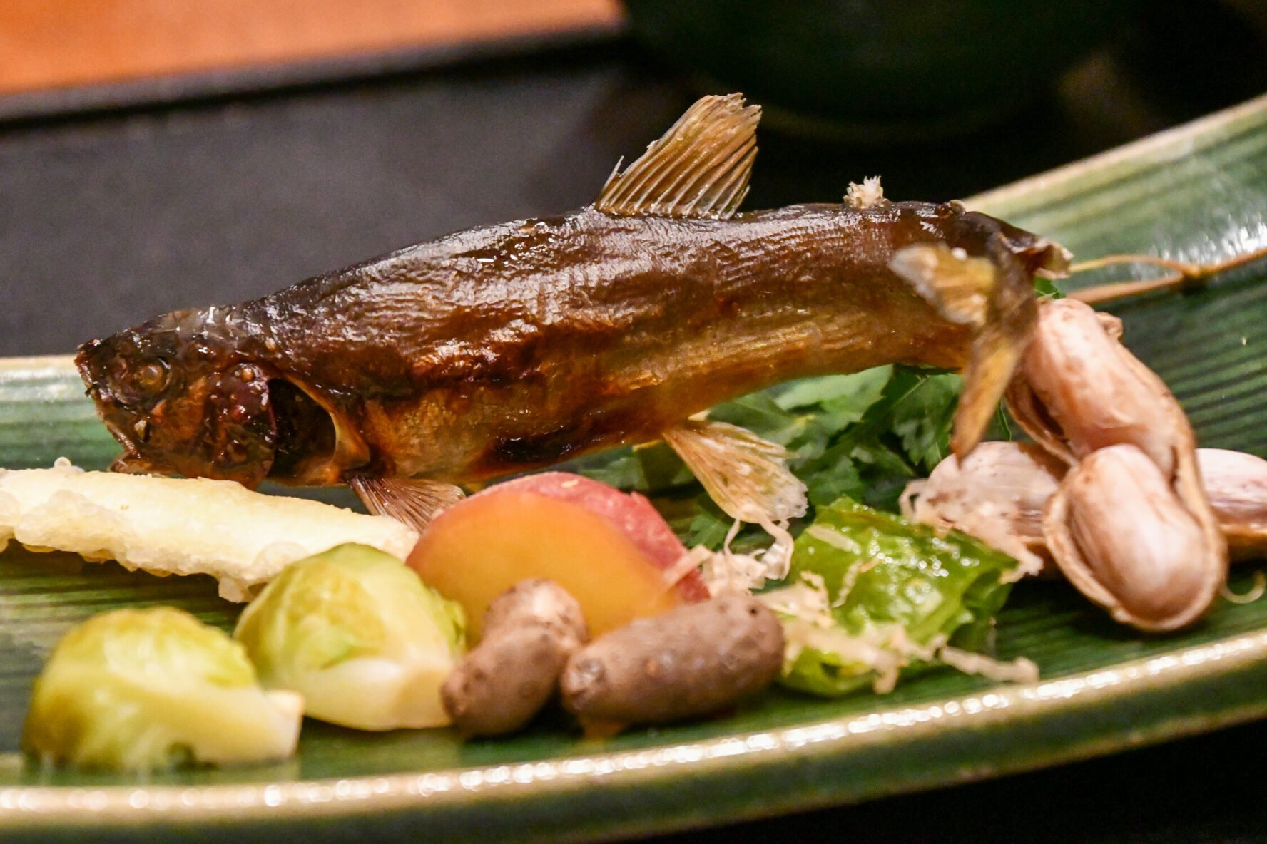 A Japanese fish dish.