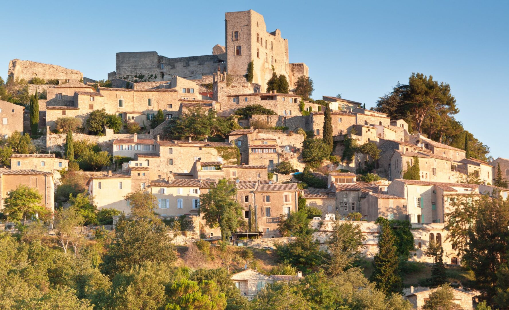 The village of Lacoste in Provence, France.