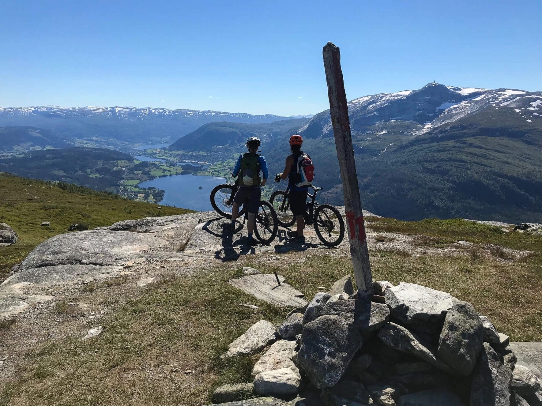 MTB with great views in Norway
