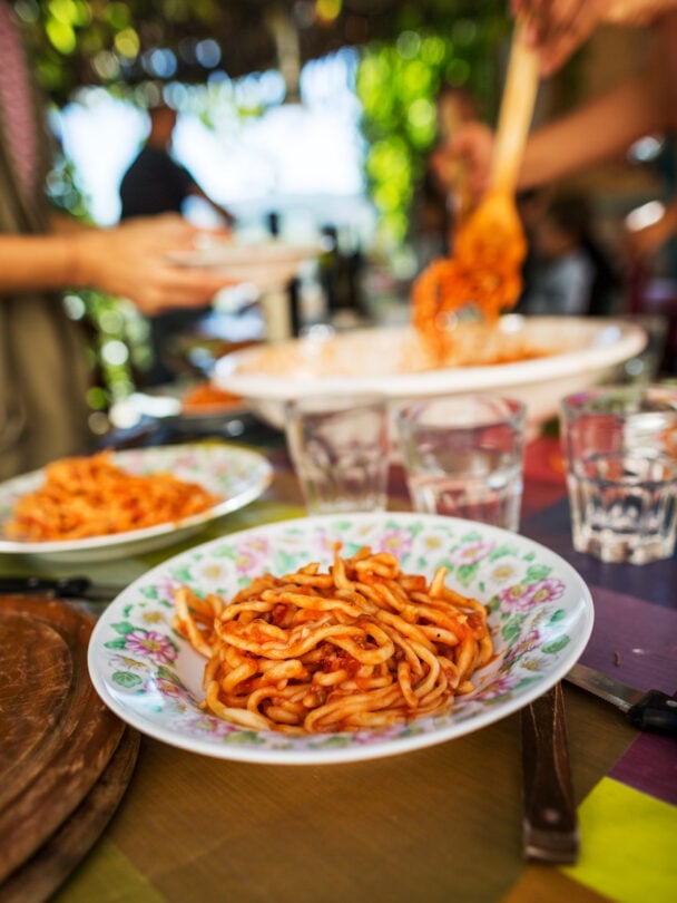 Guided Tuscany bike, wine, food tour