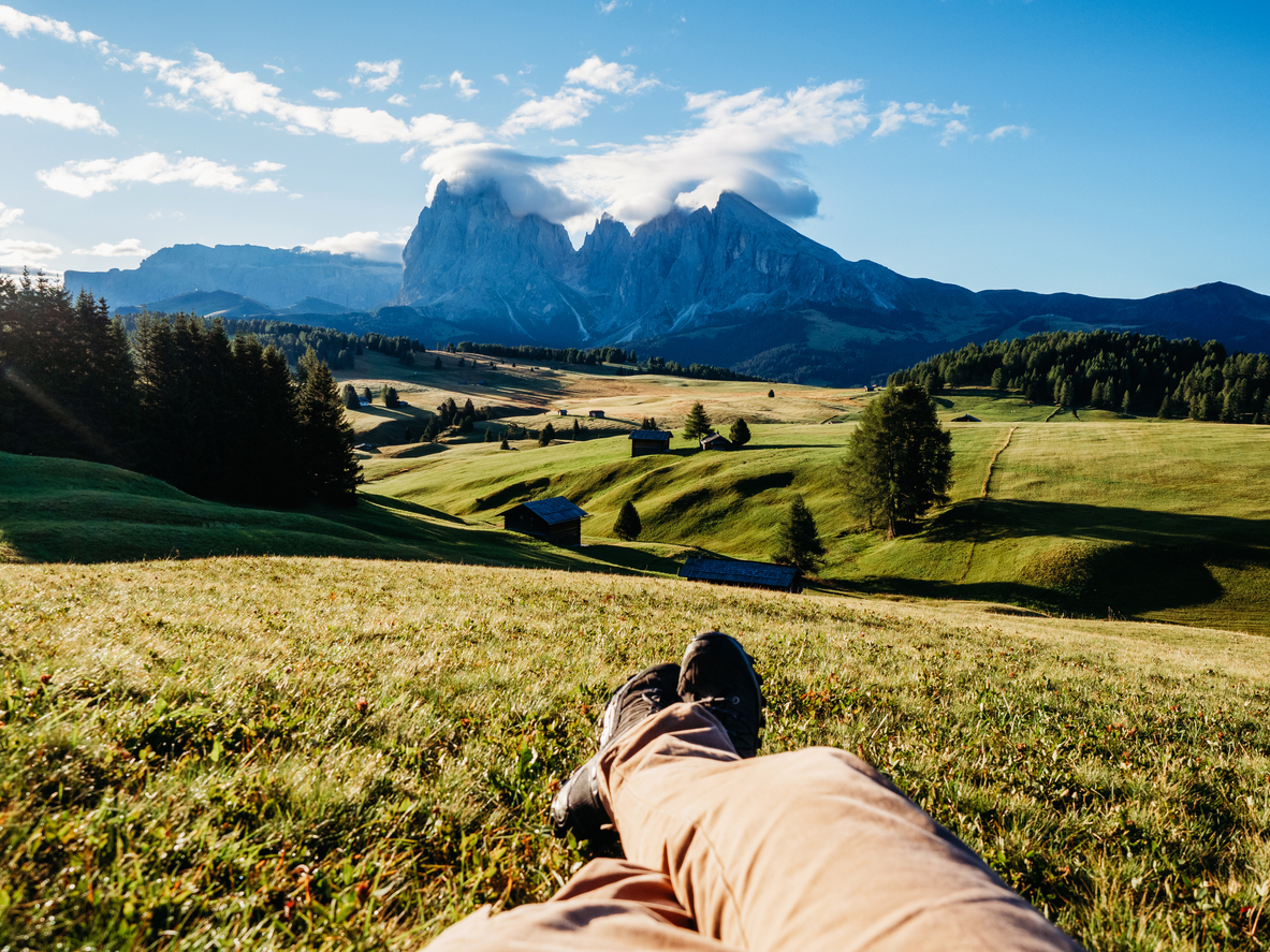 Relaxing with Alpe di Siusi