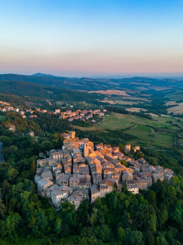 Guided Tuscany bike, wine, food tour