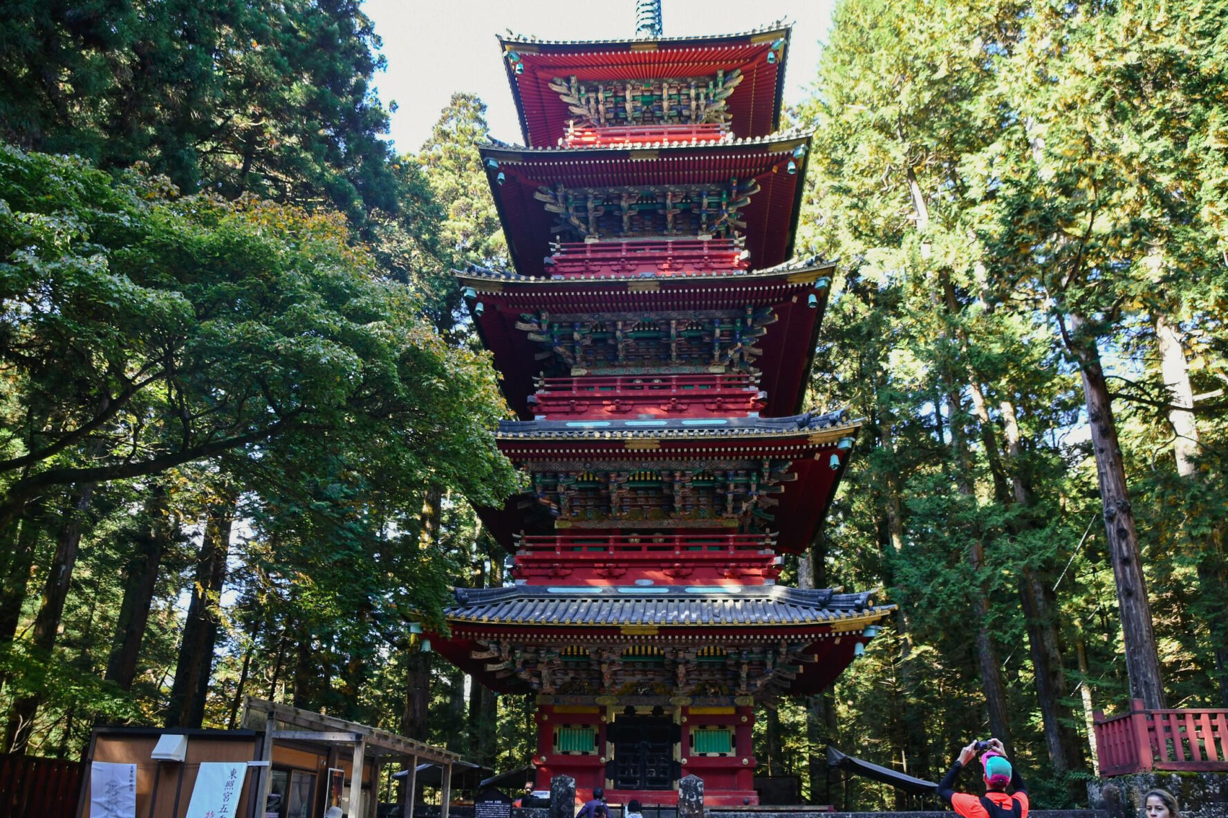 A temple in the Japanese city of Nikko.