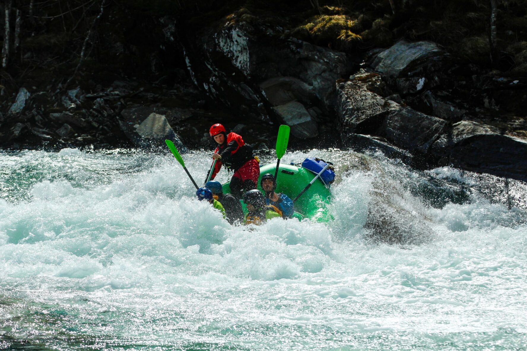 Whitewater rafting in Fjord Norway