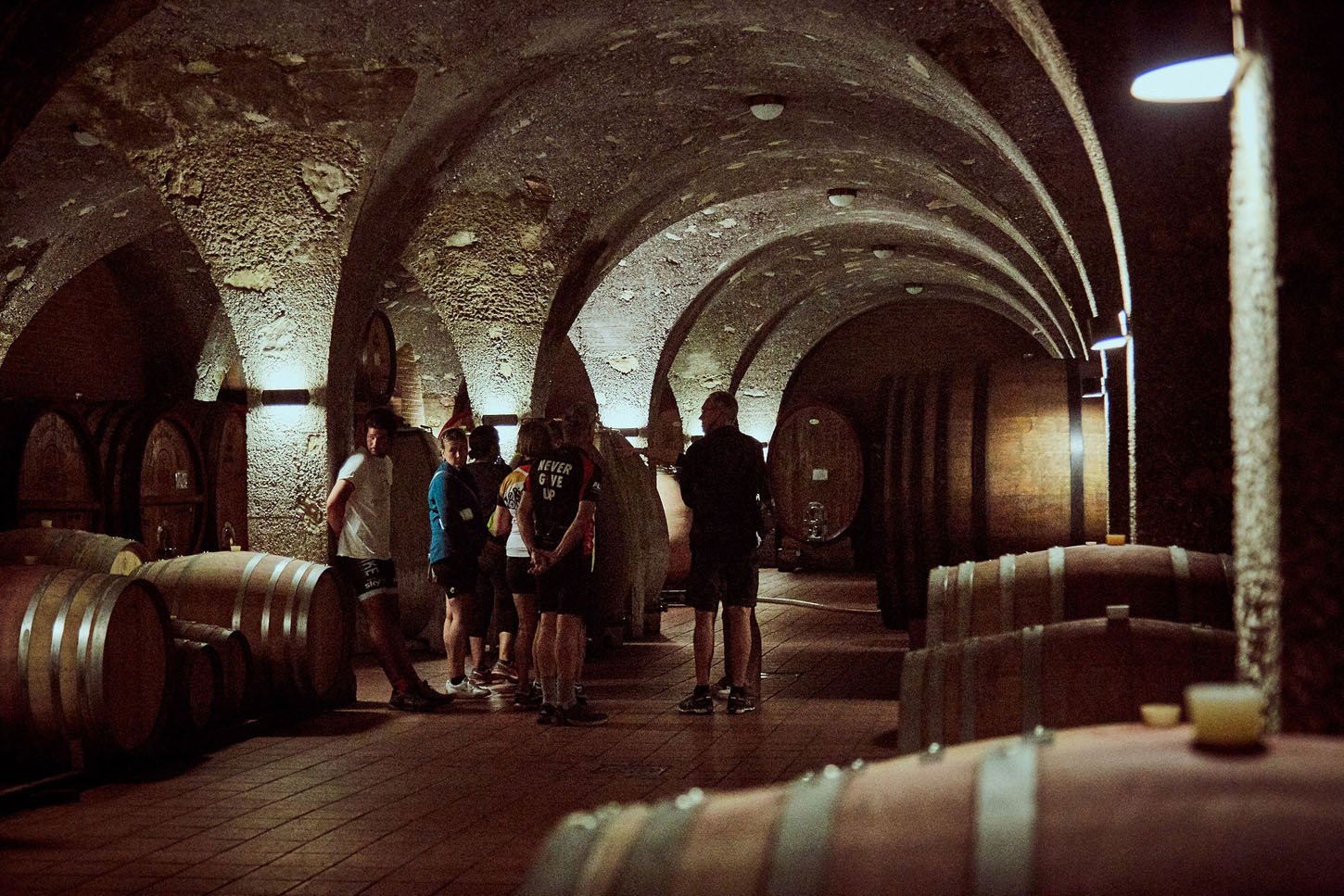 Wine cellar tour