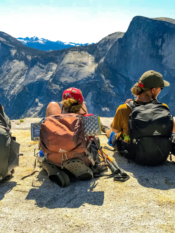 Backpacking adventures in Half Dome, Yosemite