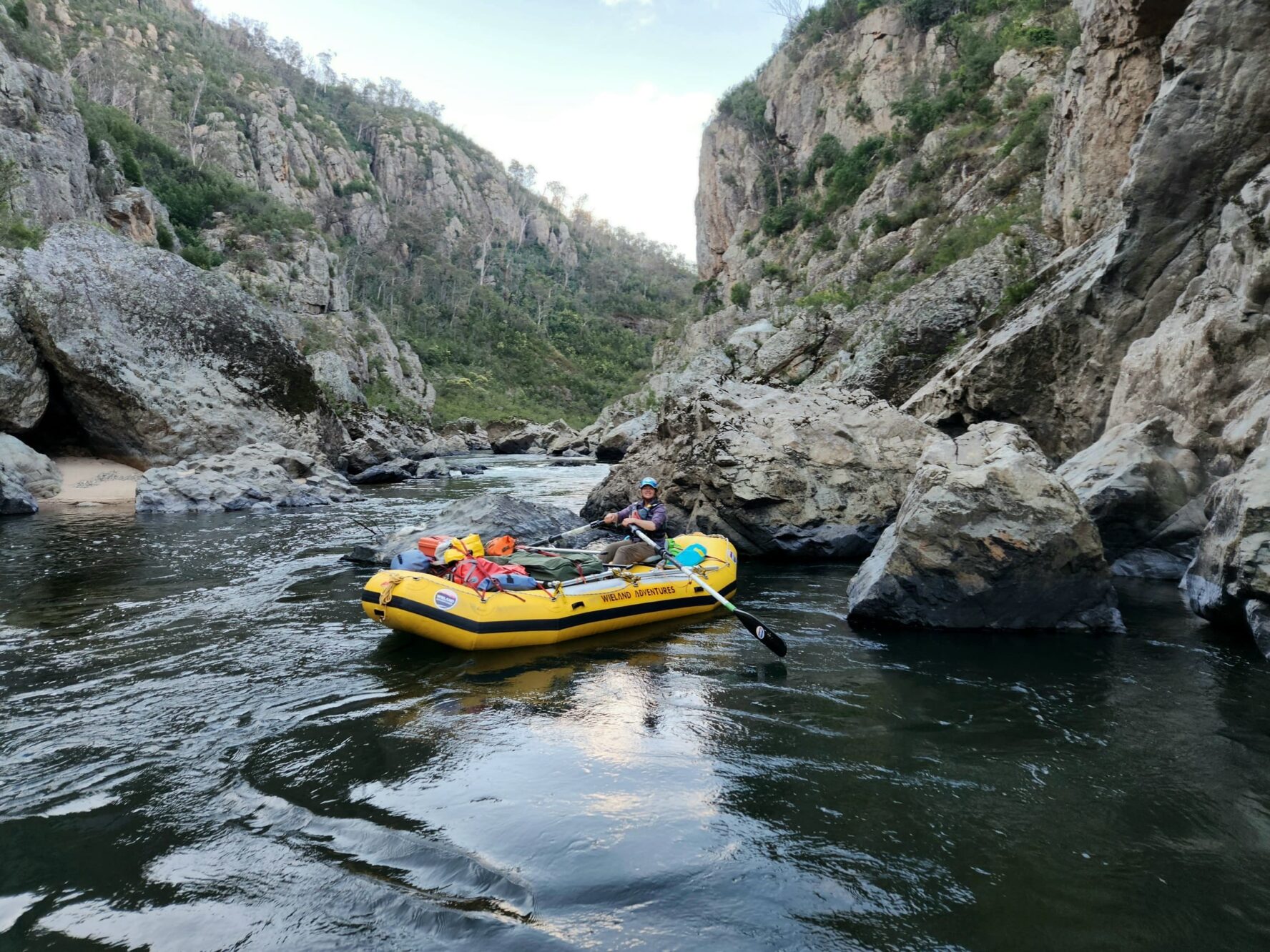 All-women rafting on the Snowy River