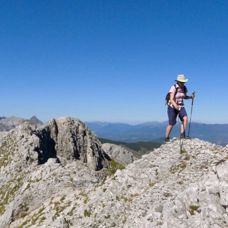 Approaching summit Tuscany