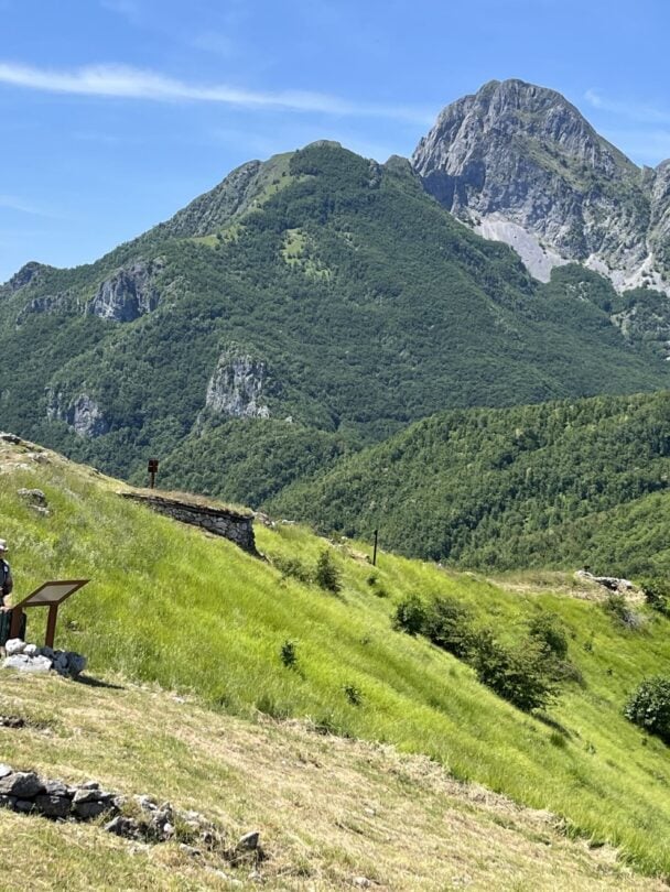 Hiking adventure in the mountains of Tuscany.