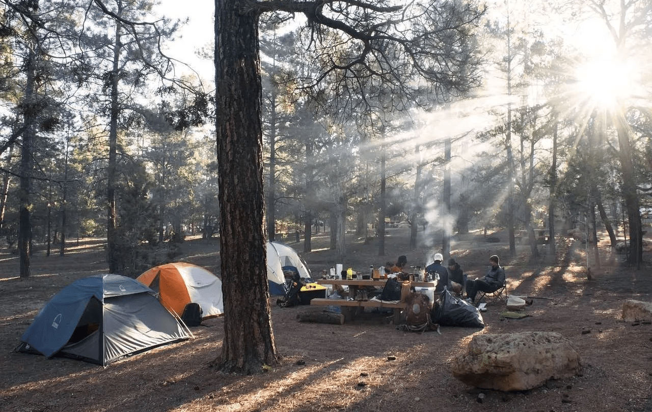 Campsite in Yosemite