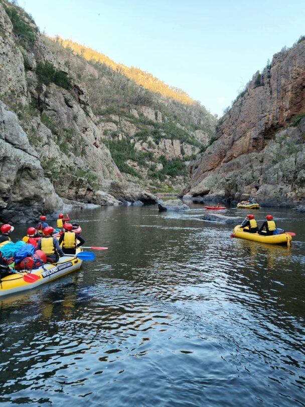 Guided Snowy River rafting tour