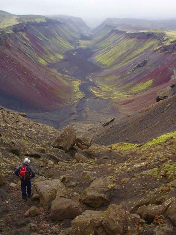 Guided Eldgja Canyon Trek in Iceland’s Highlands.