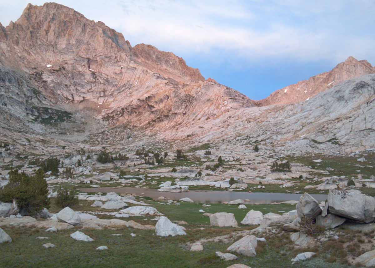 Granite mountains in Northern Yosemite