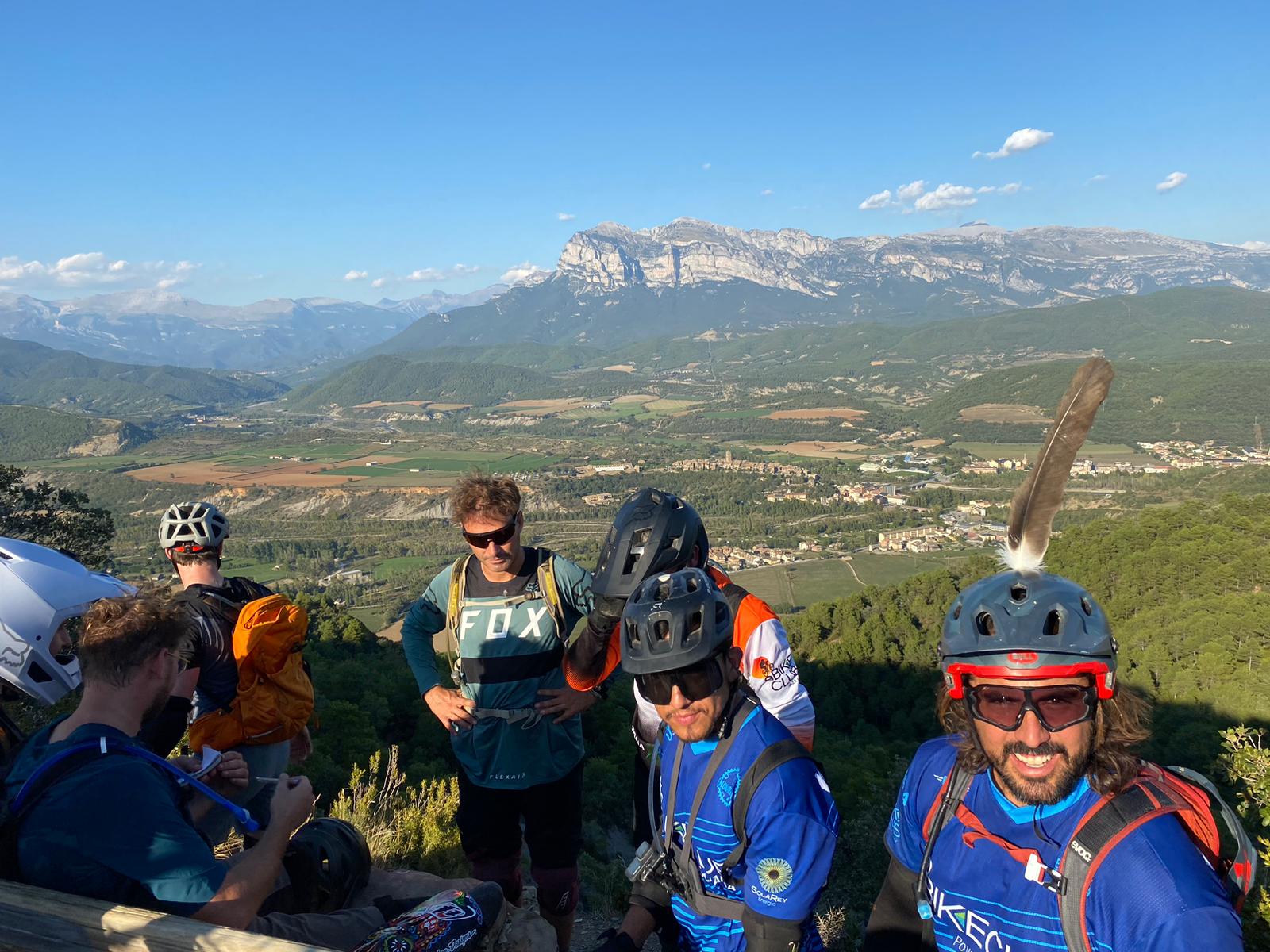 Great views while MTB in Spain