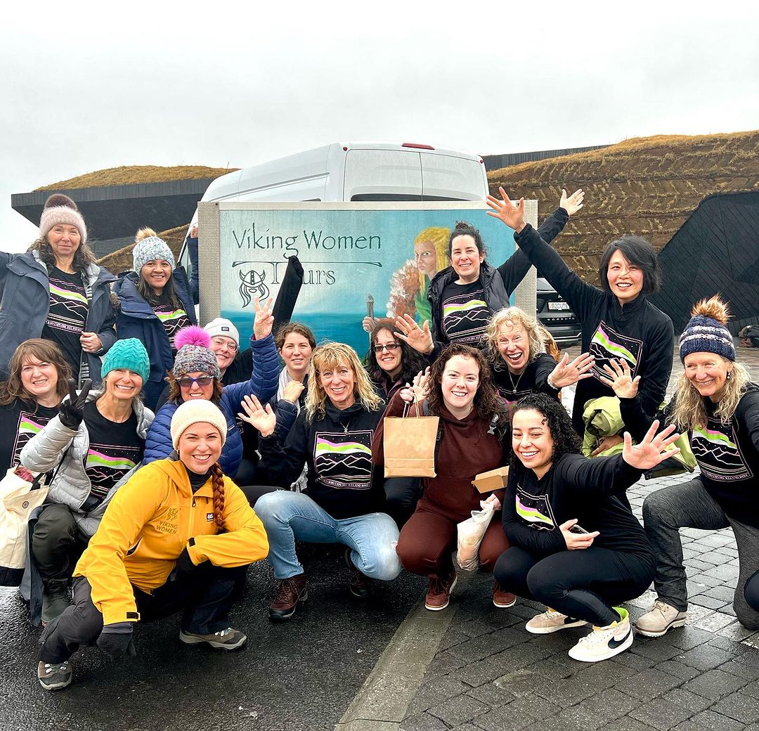 Happy group of Viking Women