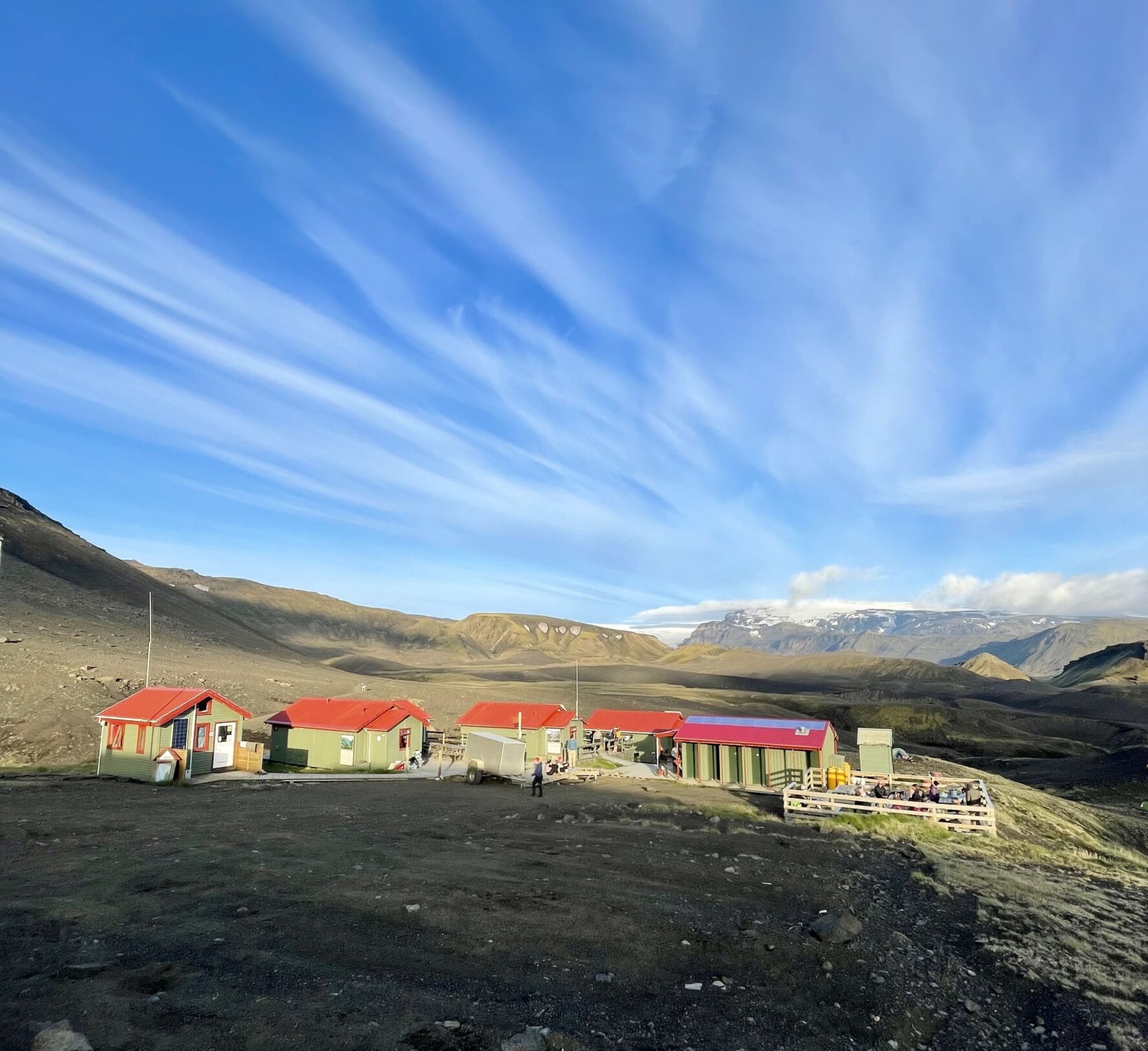 Iceland huts Laugavegur all-women