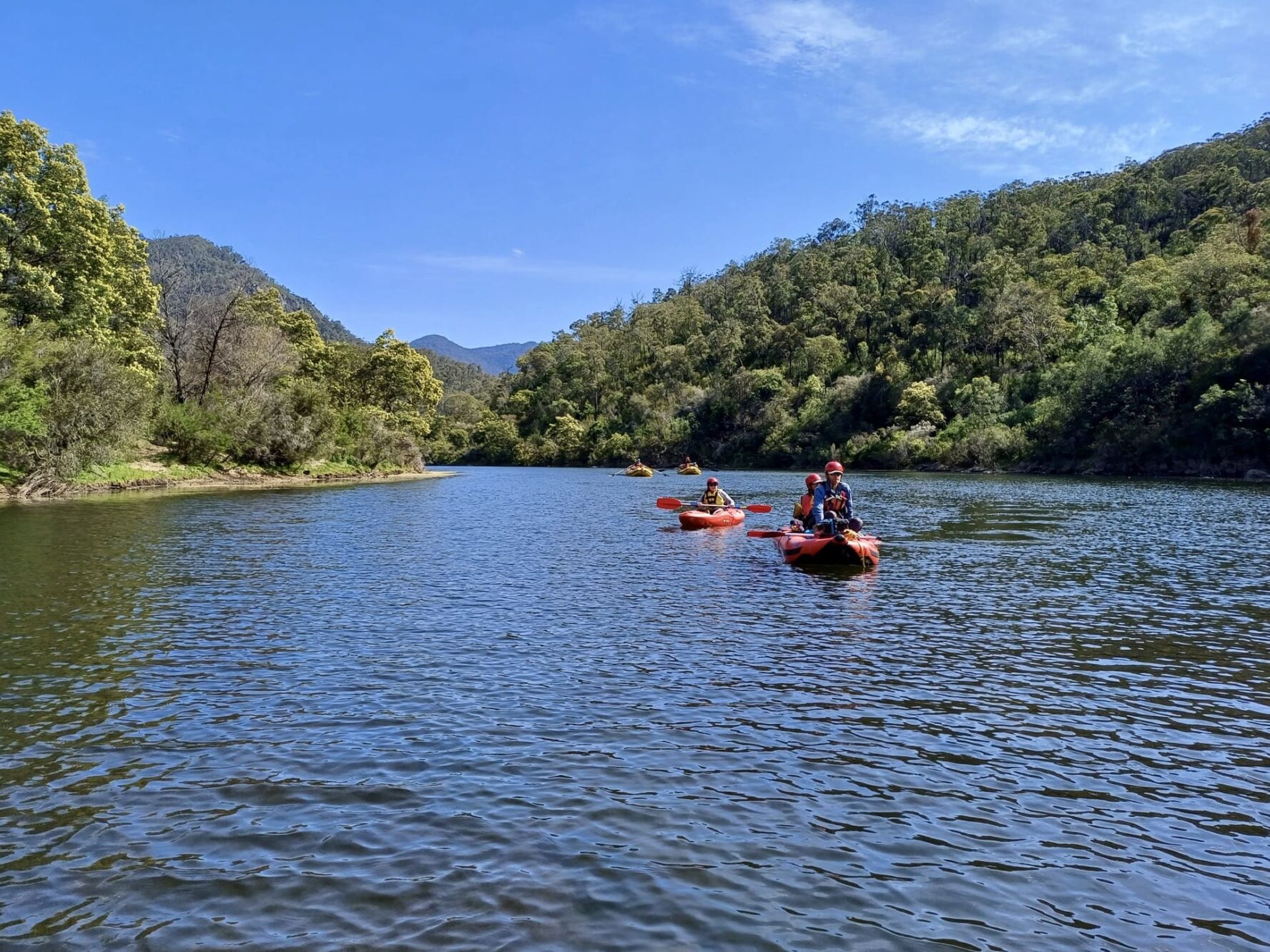 Kayaking on the Snowy River
