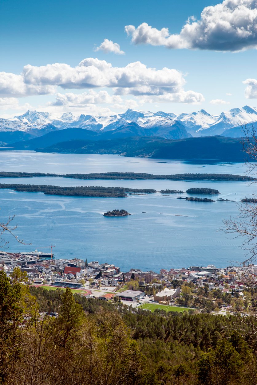 Molde town in Norway