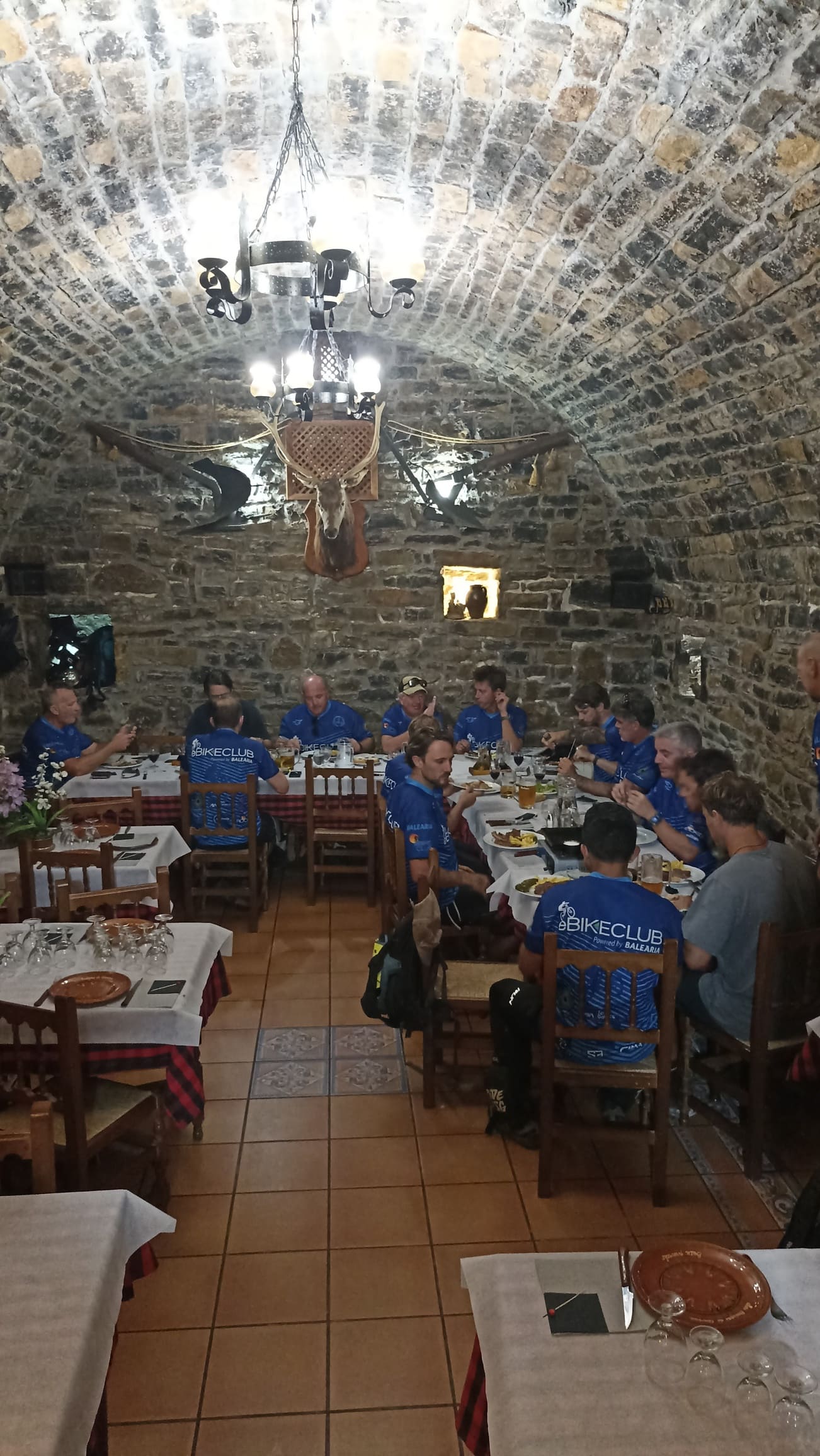 Restaurant break in the Pyrenees