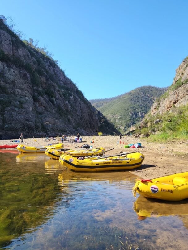 Guided Snowy River rafting tour