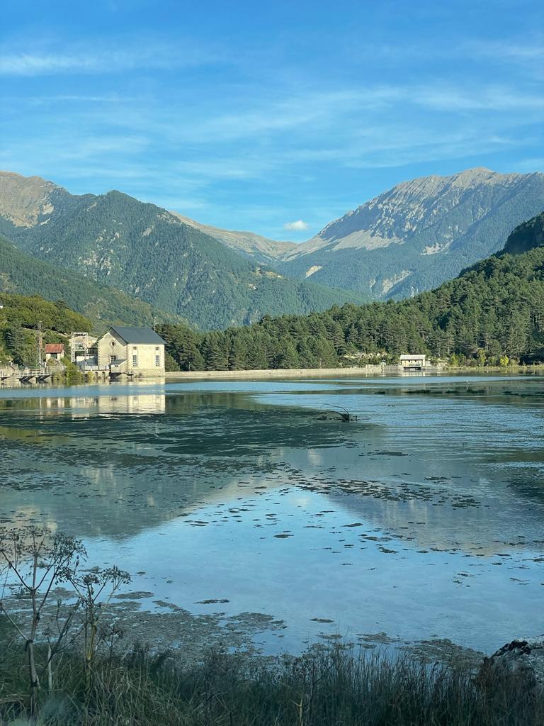 Serene lake in Spain