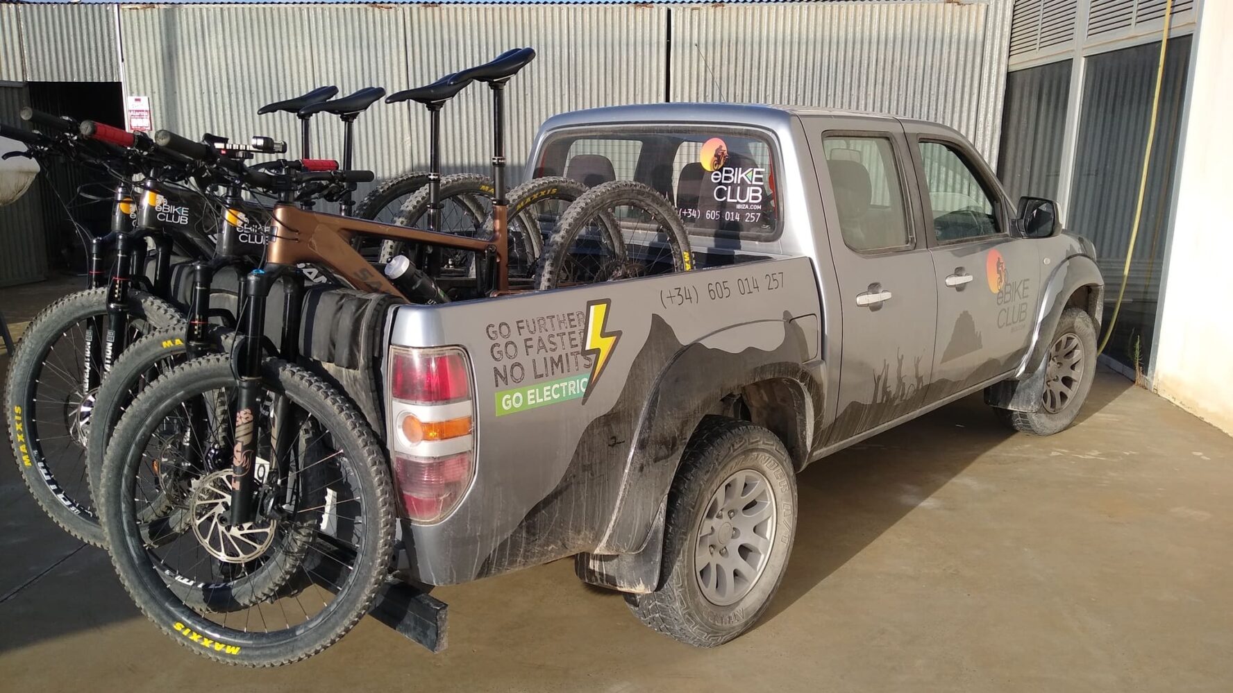 Support vehicle in the Pyrenees