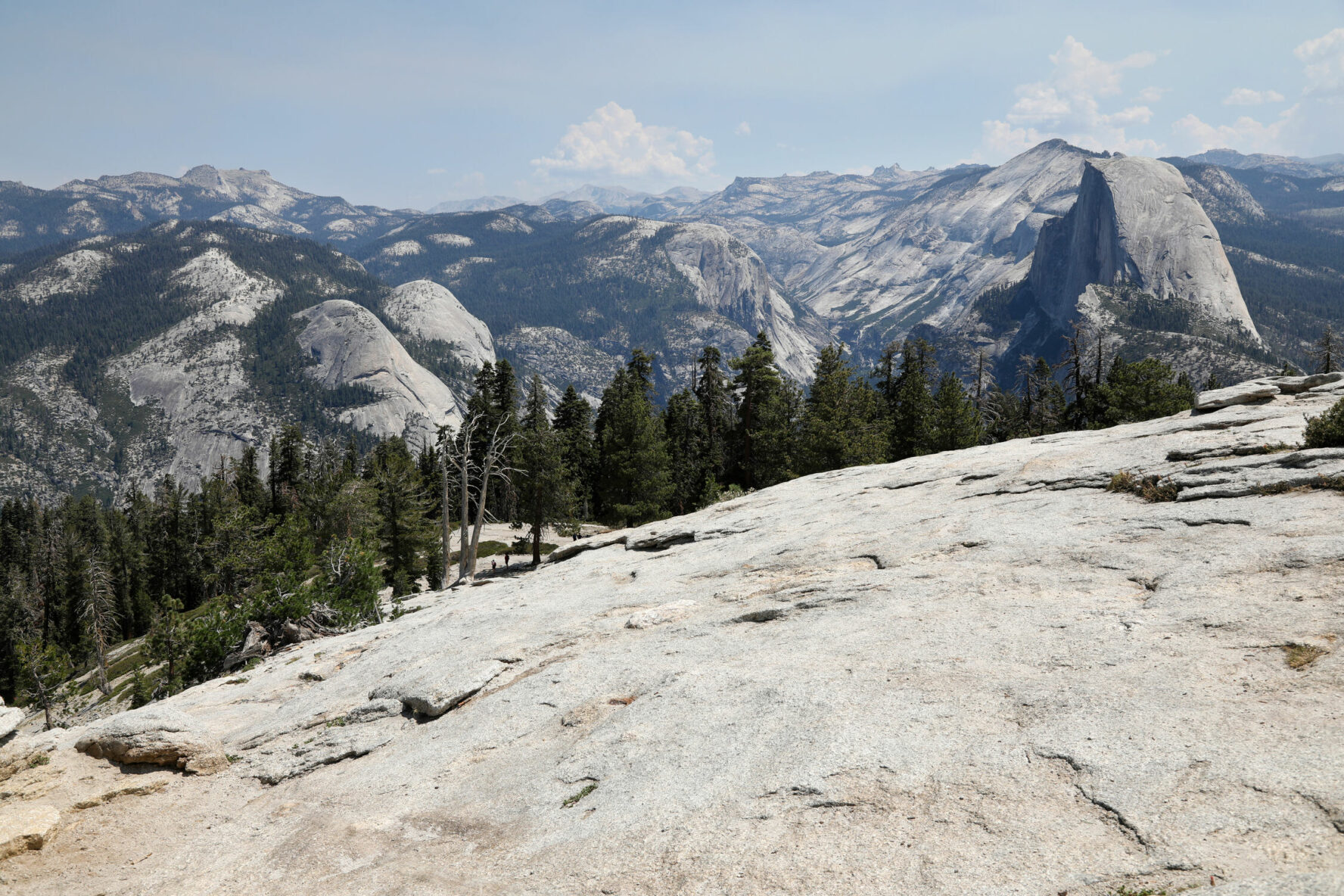 View from the Sentinel Dome, Yosemite National Park.