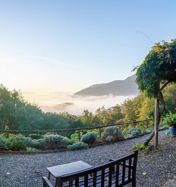 Three hikers Tuscany