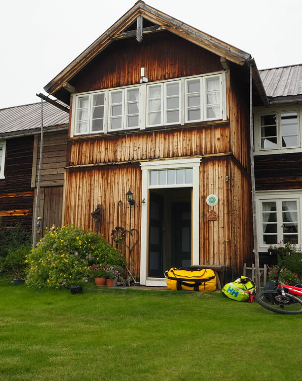 Wooden lodge in norway
