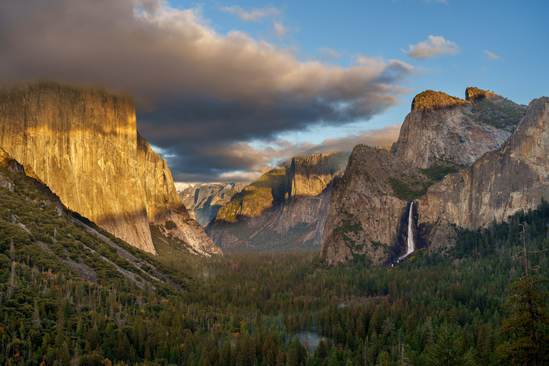 Yosemite Valley in the Summer.