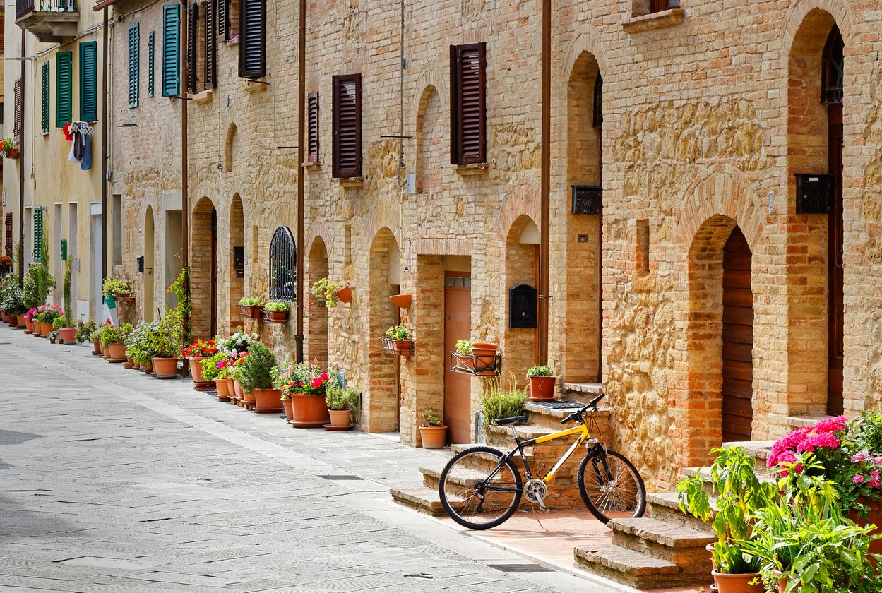 Bike in Pienza, Italy