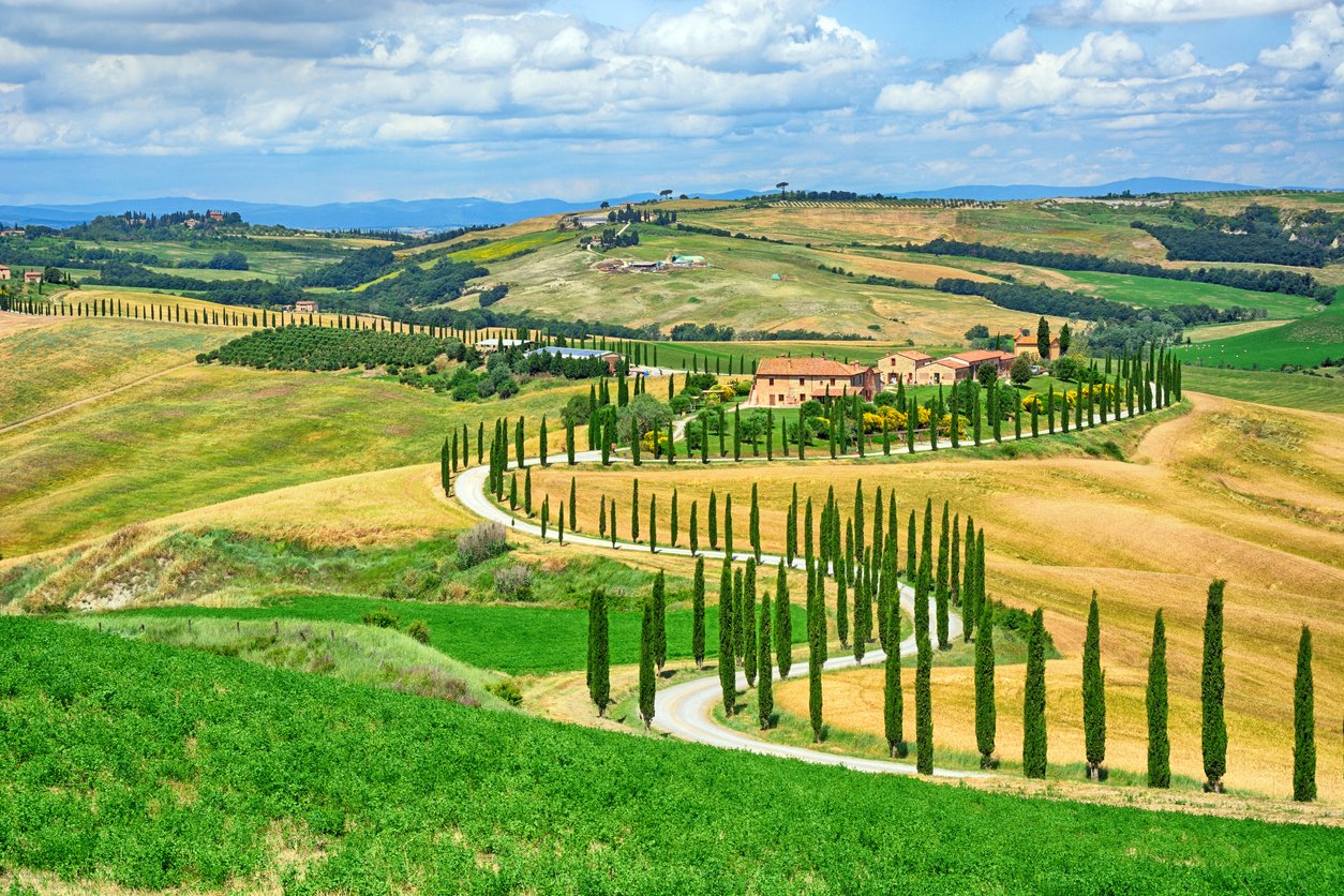 Chianti landscapes in Tuscany