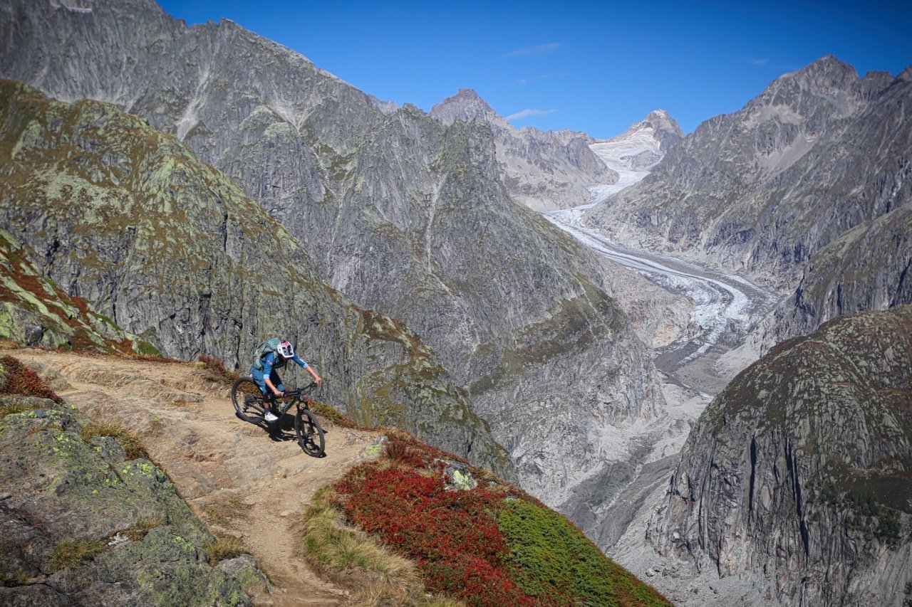 Exciting trails MTB in the Swiss Alps