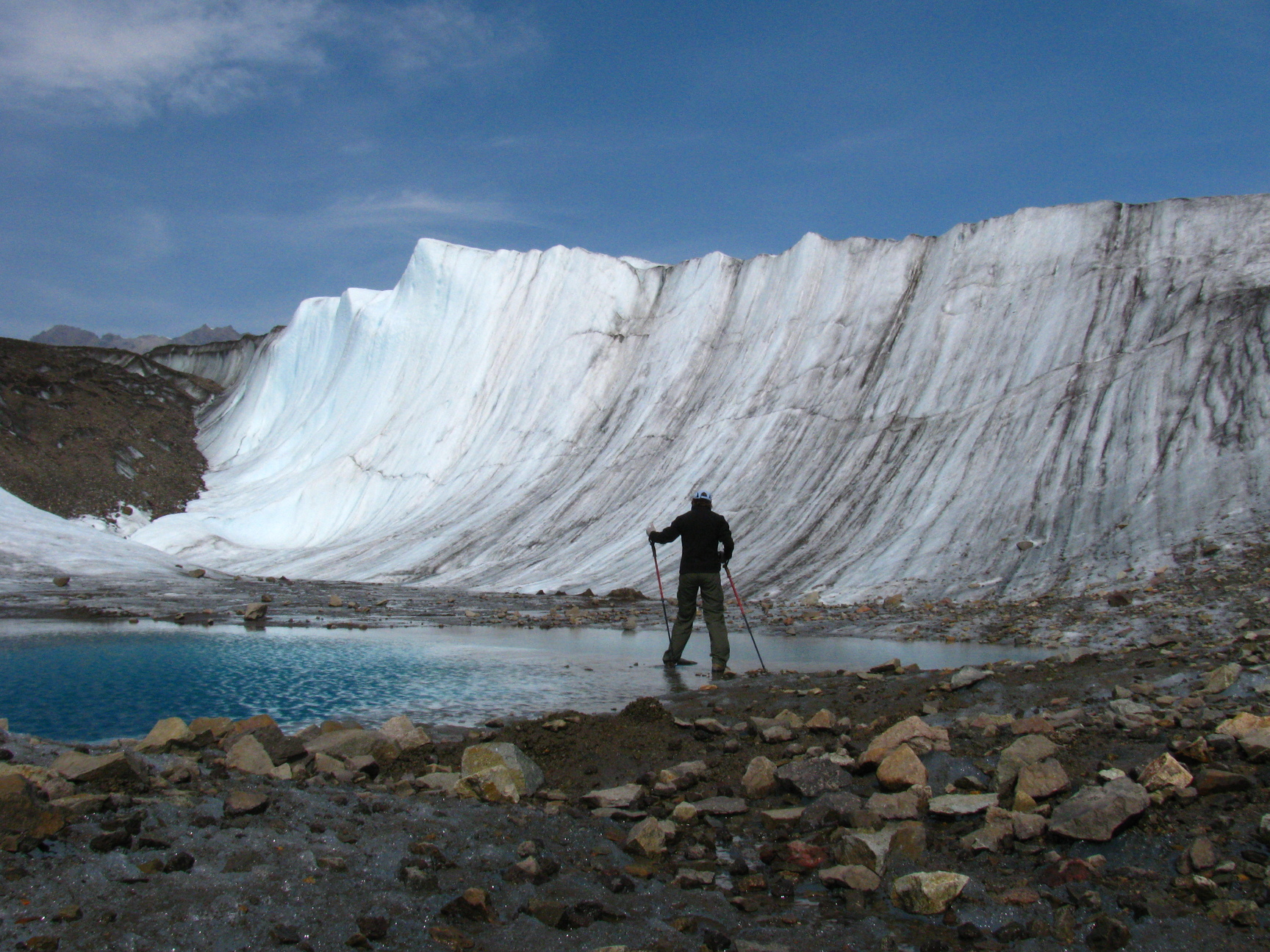 Exploring glacial Alaskan lakes