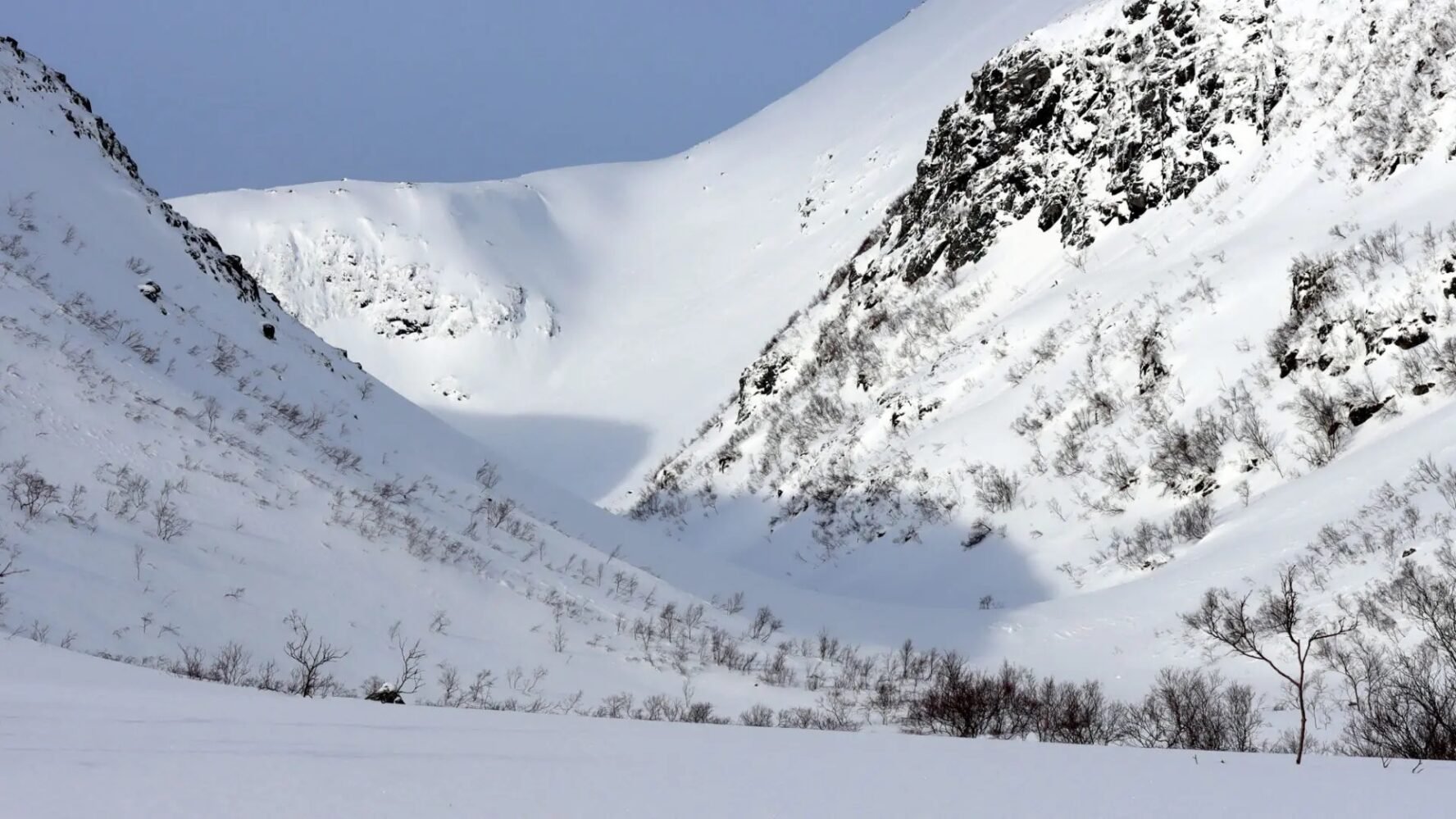 Fresh snow in Northern Norway