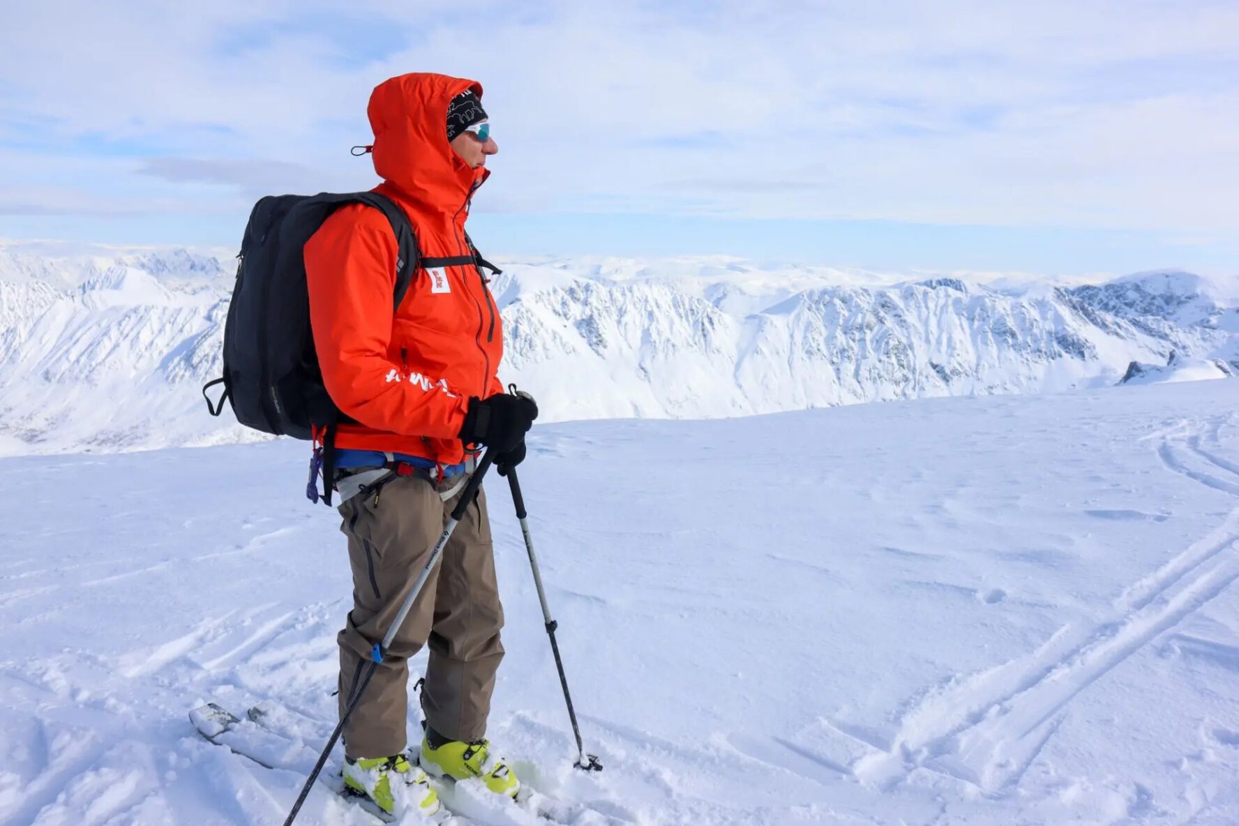 Fresh snow skiing in Norway