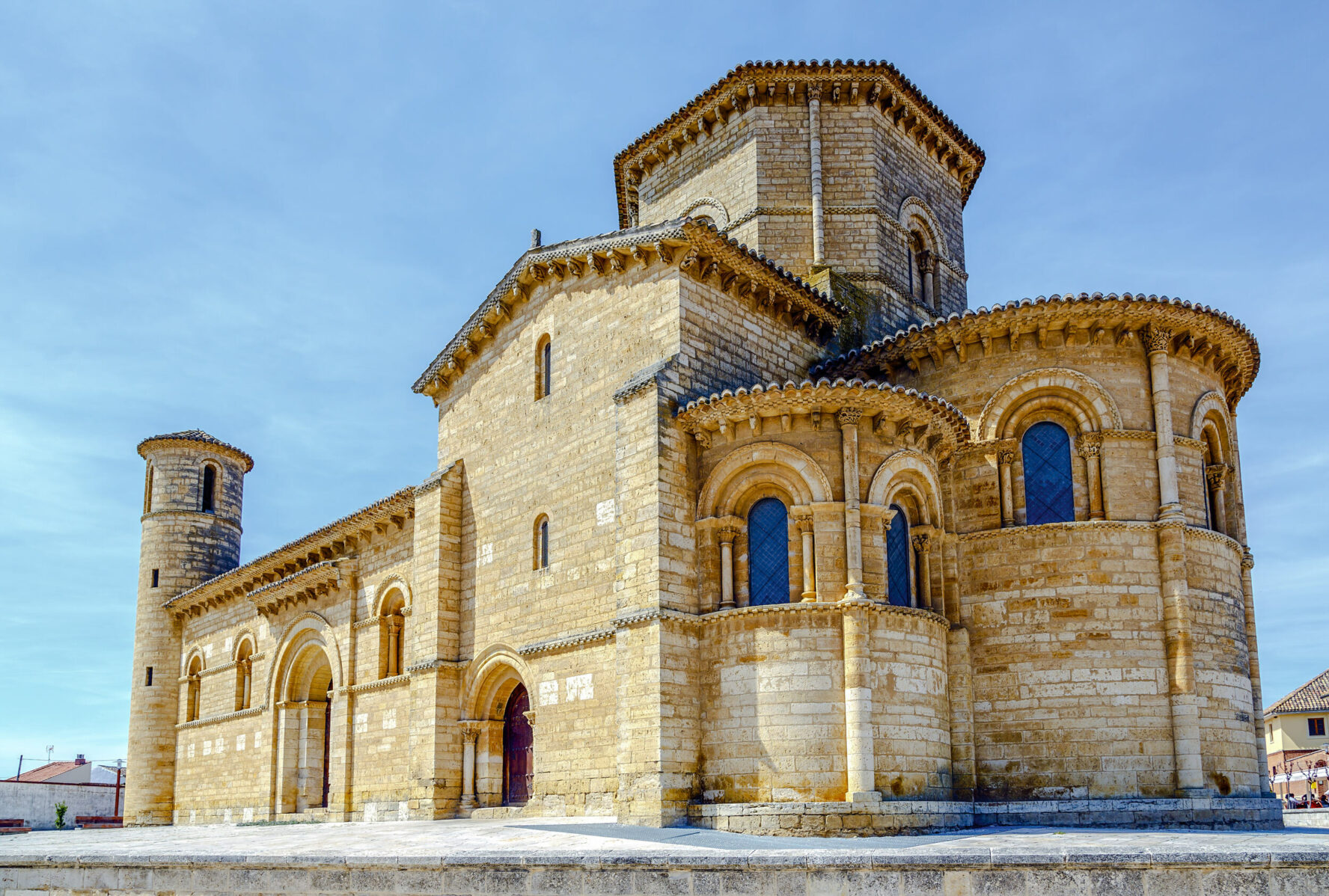 Romanesque church in Fromista.