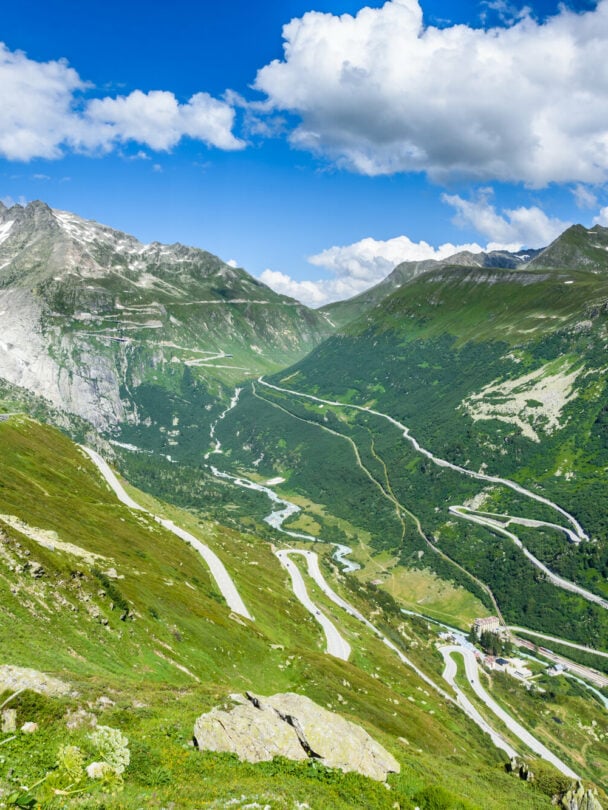 Guided Four Springs Trek in Central Swiss Alps.