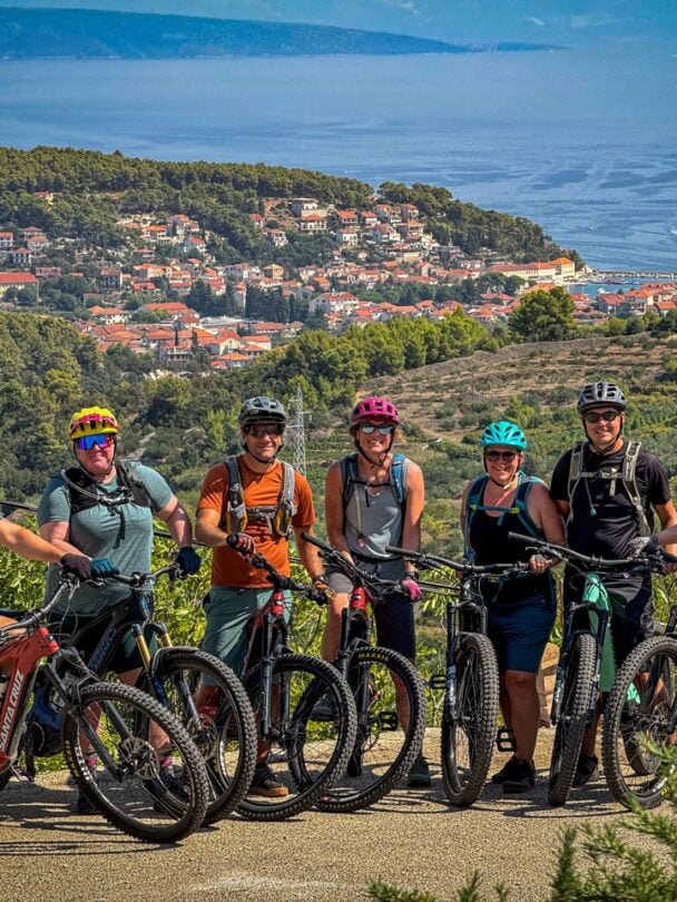 Mountain biking along the captivating Croatian coast