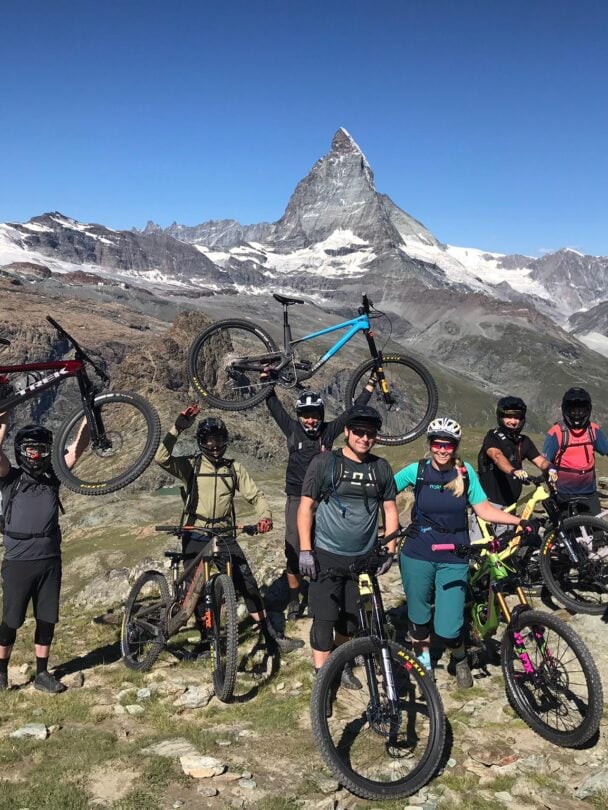 Guided Verbier to Zermatt bike tour