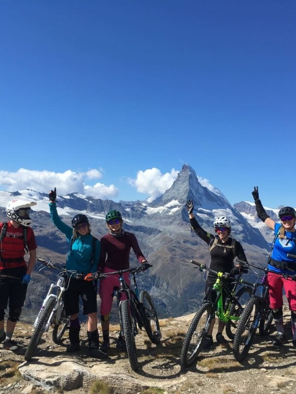 Guided Verbier to Zermatt bike tour