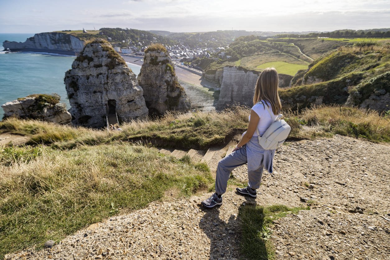 Hike on the Normandy coast