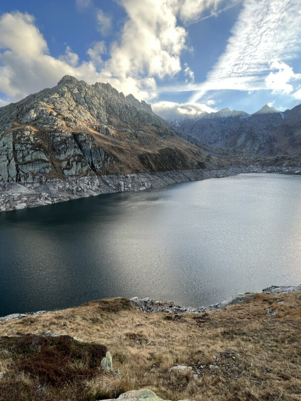 Guided Four Springs Trek in Central Swiss Alps.
