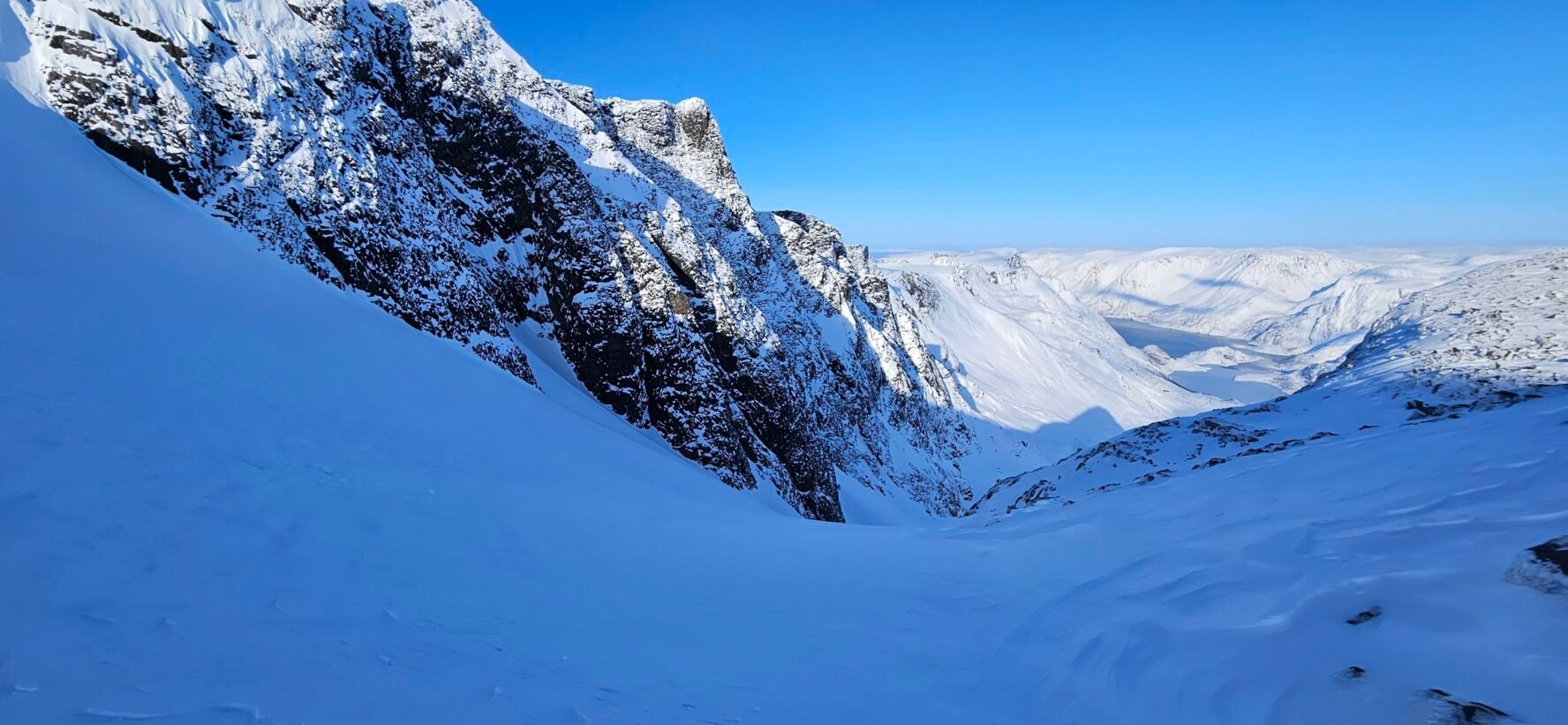 Norway fresh snow slopes