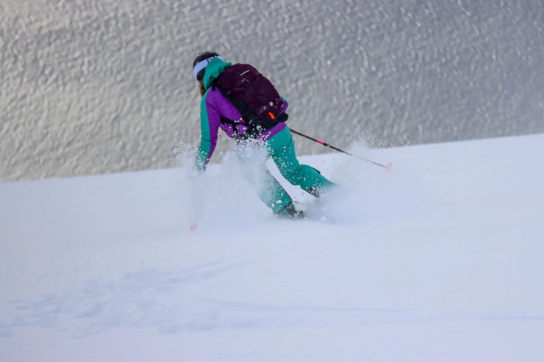 One skier in Northern Norway