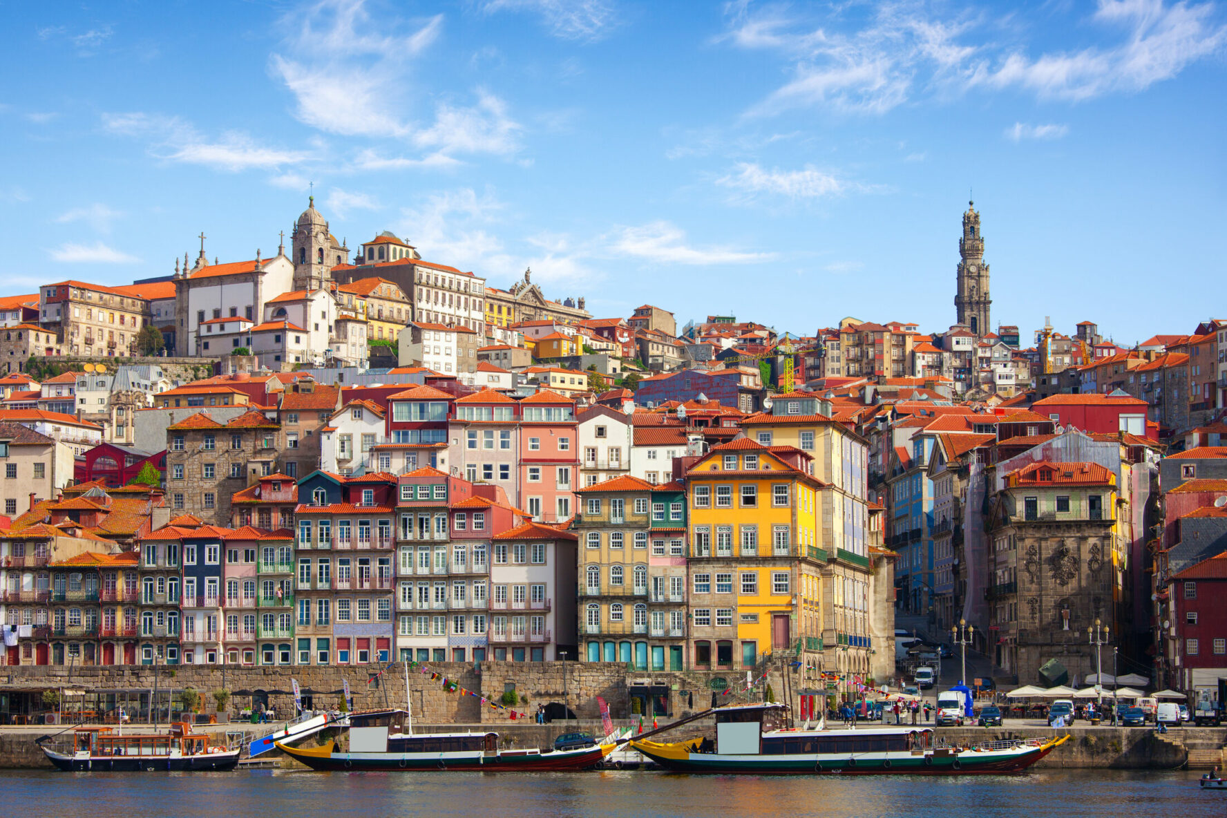 View of Porto, Portugal.