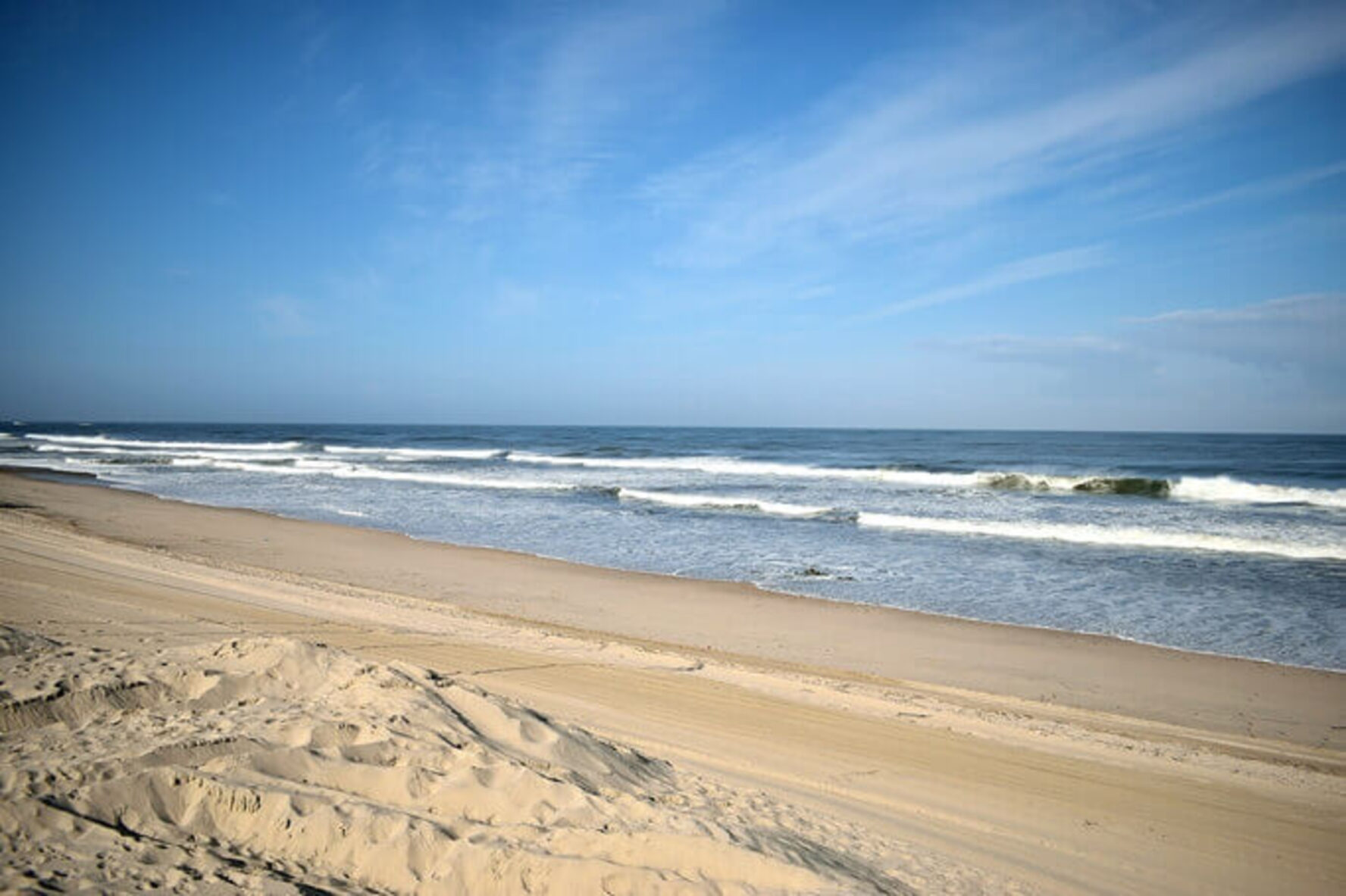 Atlantic beach in Portugal.