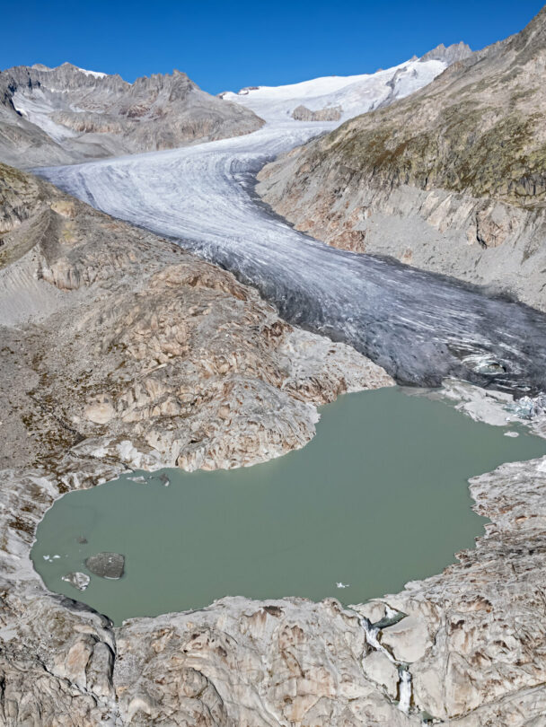 Guided Four Springs Trek in Central Swiss Alps.
